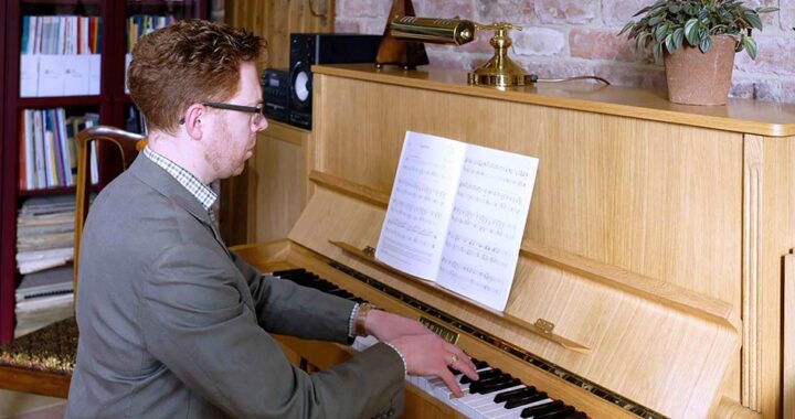 Jonathan Delbridge Playing Piano